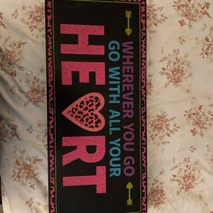 Heart wall decor